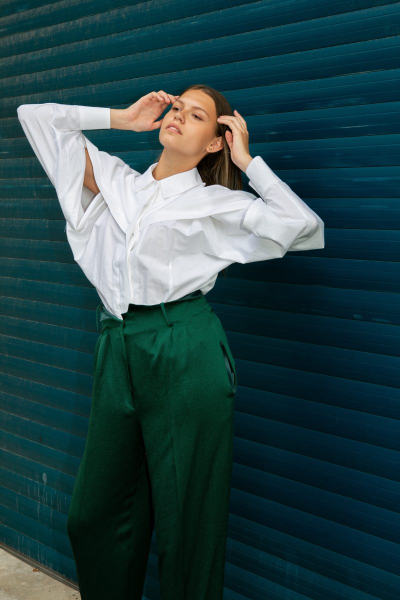 Sedlackova Green Boyfriend Pants - Image 3