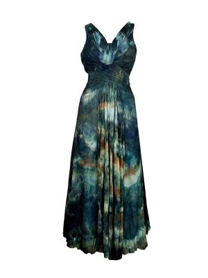 Rough And Tumble Vintage Multi-Color Gown Dress