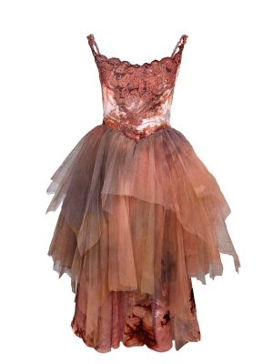 Rough And Tumble Vintage Pink Gown Dress