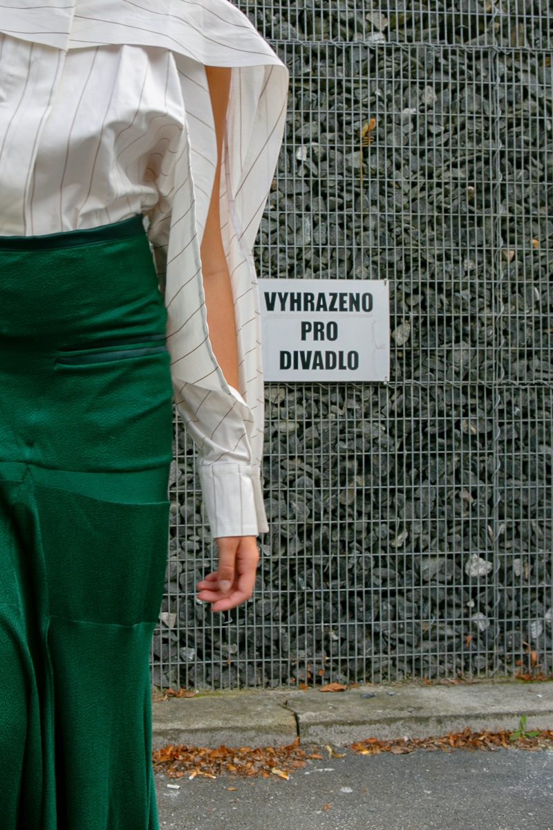 Sedlackova Green Midi Skirt - Image 4