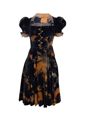 Rough And Tumble Vintage Black Cocktail Dress