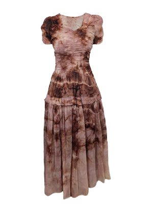 Rough And Tumble Vintage Pink Gown Dress