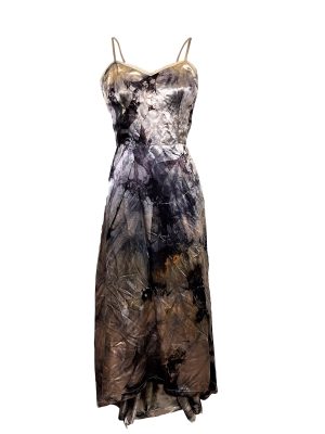 Rough And Tumble Vintage Multi-Color Gown Dress