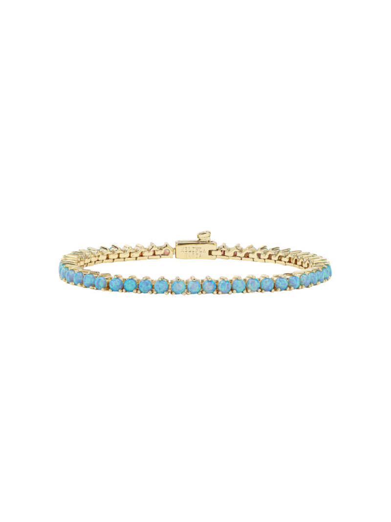 House Of 29 X Melinda Maria Not Your Basic Blue Opal Bracelet 6.5"