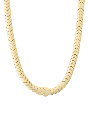 House Of 29 X Melinda Maria Serpent Herringbone Collar 16"