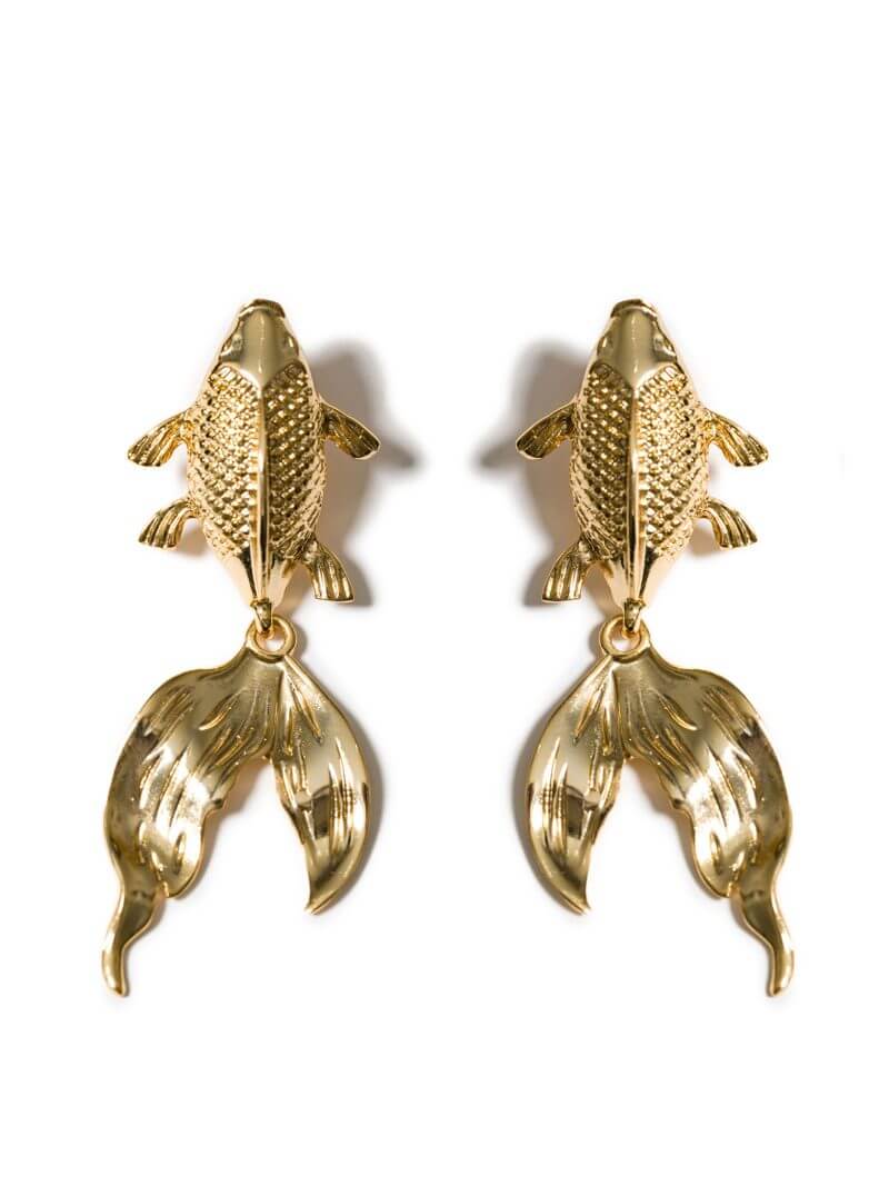 Kybele Studio Koi Fish Statement Earrings