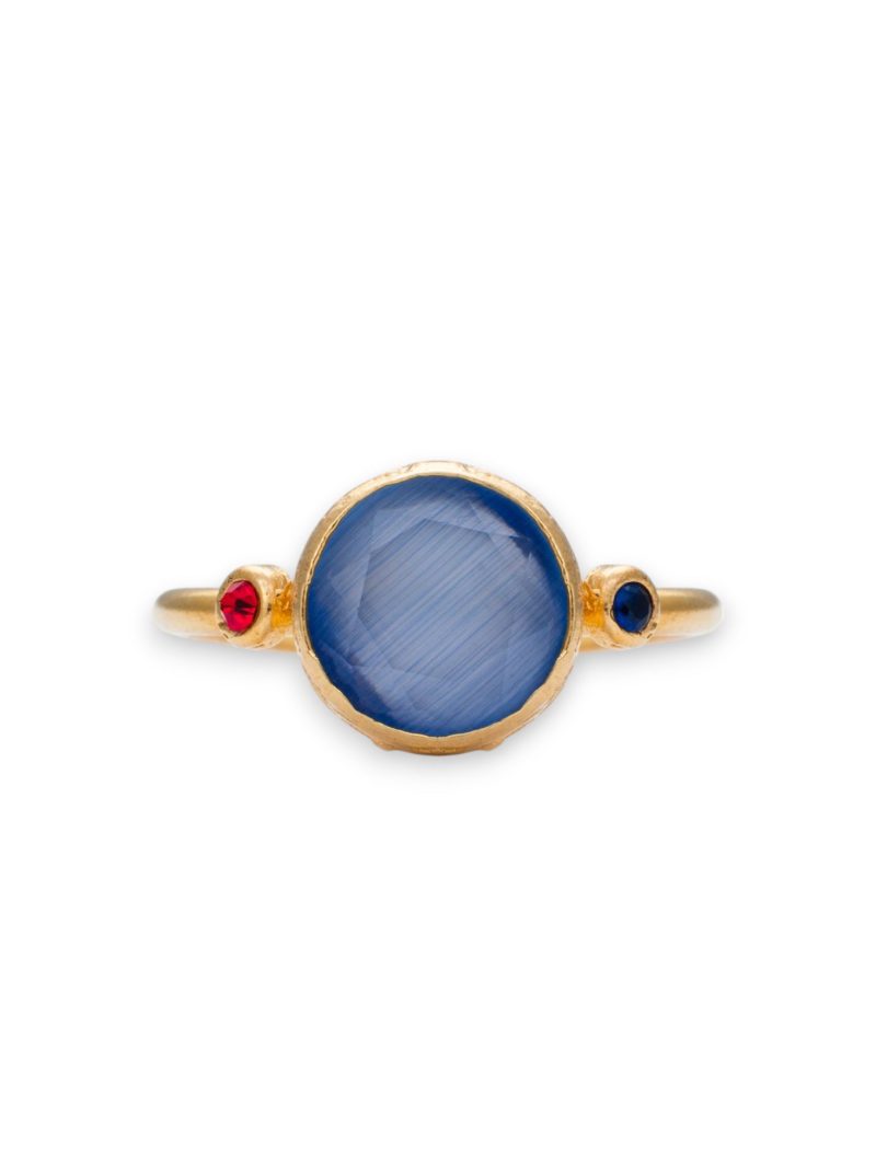 Kybele Studio Gold Ring With Cat Eye