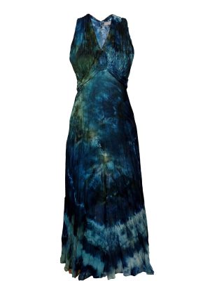 Rough And Tumble Vintage Blue Evening Dress