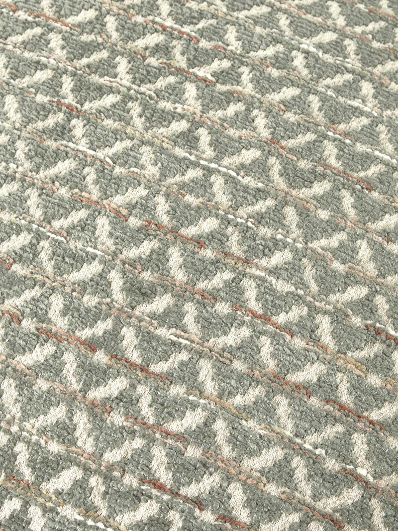 JORO Jacquard Cushion Cover - Leaf Green - Image 2
