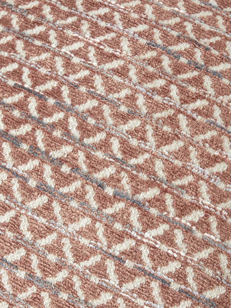 JORO Jacquard Cushion Cover - Terracotta - Image 3
