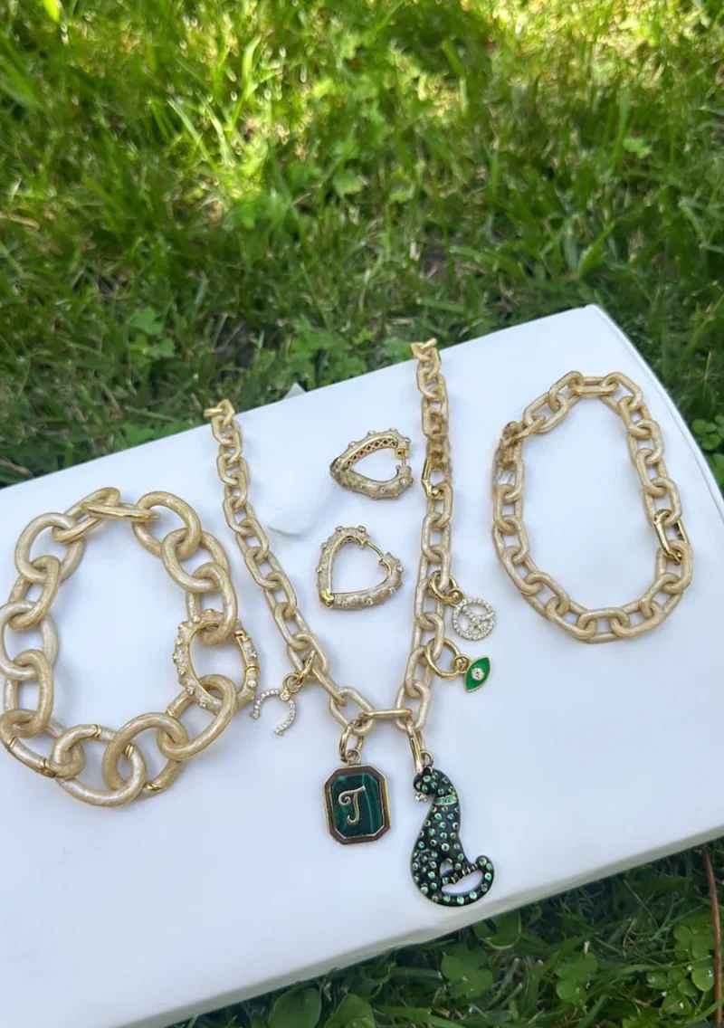 House Of 29 X Royal Nomad Elizabeth Link Necklace Metallic Champagne - Image 3