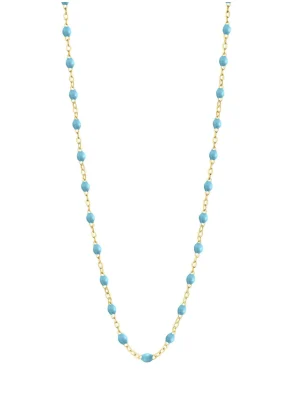 House Of 29 X Gigi Clozeau Classic Necklace Turquoise & Yellow Gold