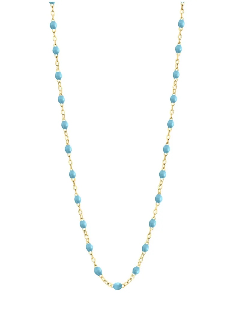 House Of 29 X Gigi Clozeau Classic Necklace Turquoise & Yellow Gold