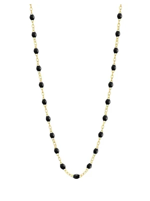 House Of 29 X Gigi Clozeau Classic Necklace Black & Yellow Gold