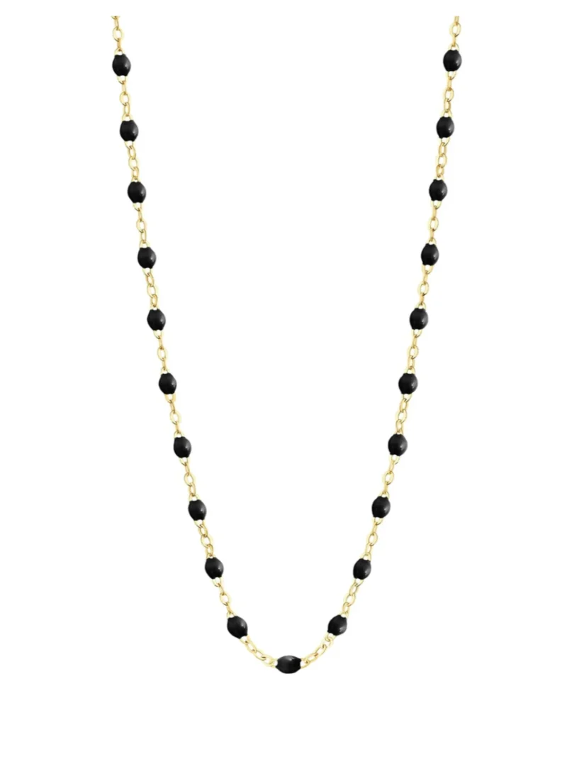 House Of 29 X Gigi Clozeau Classic Necklace Black & Yellow Gold