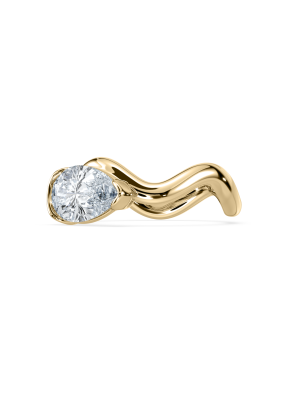 SETTE Jewelry Coquette 1.0 Pear Lab Diamond Pinky Ring
