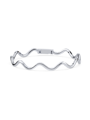 SETTE Jewelry Coquette Sterling Silver Wave Bracelet