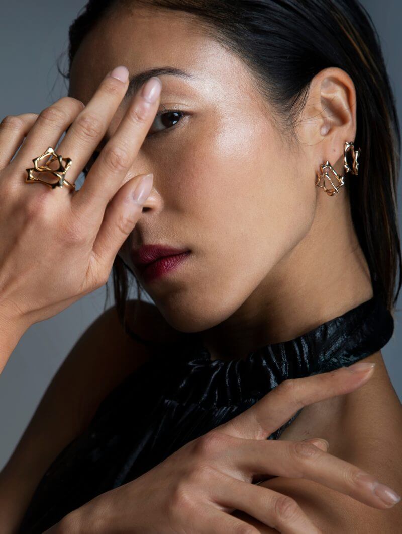 Binadi Studio Yellow Gold Earrings - Image 3