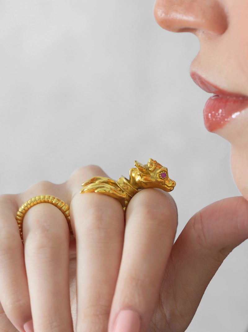 Atelier Mythique Gold Silver Ring - Image 2
