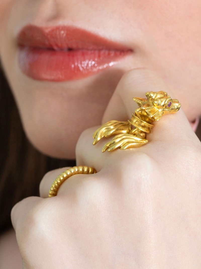 Atelier Mythique Gold Silver Ring - Image 4