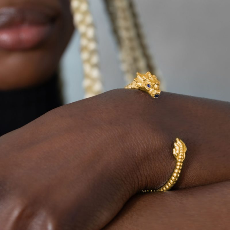 Atelier Mythique Gold Silver Bangle - Image 2