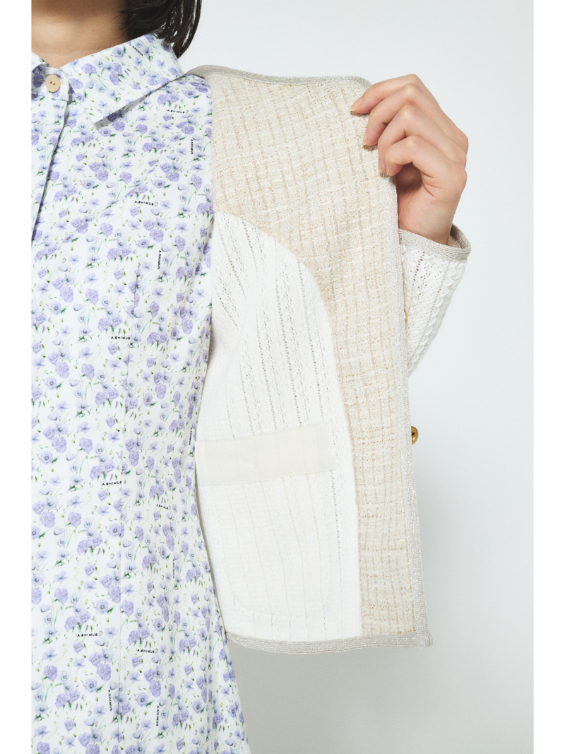 A.SHIMUS Ivory Lace Knit Cardigan - Image 4