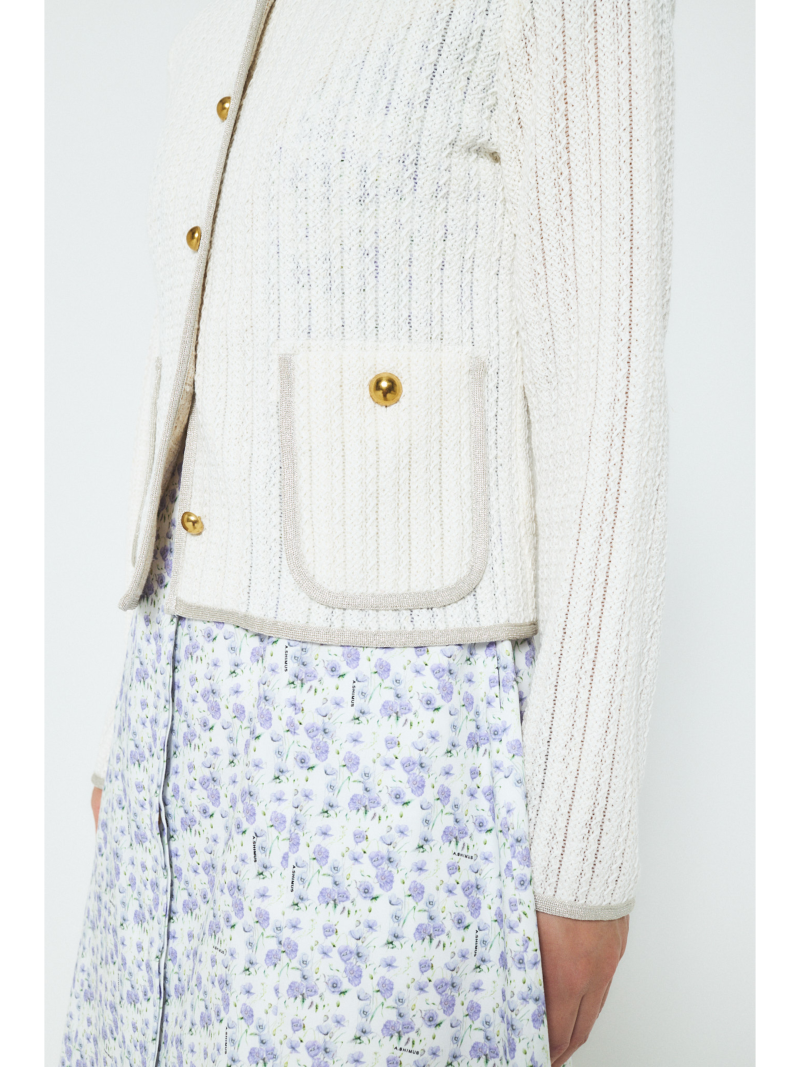 A.SHIMUS Ivory Lace Knit Cardigan - Image 3