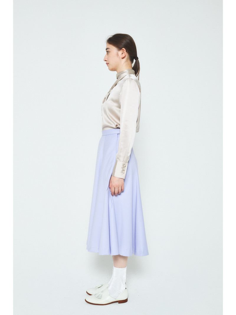 A.SHIMUS Lilac High-Waist Midi Skirt - Image 3