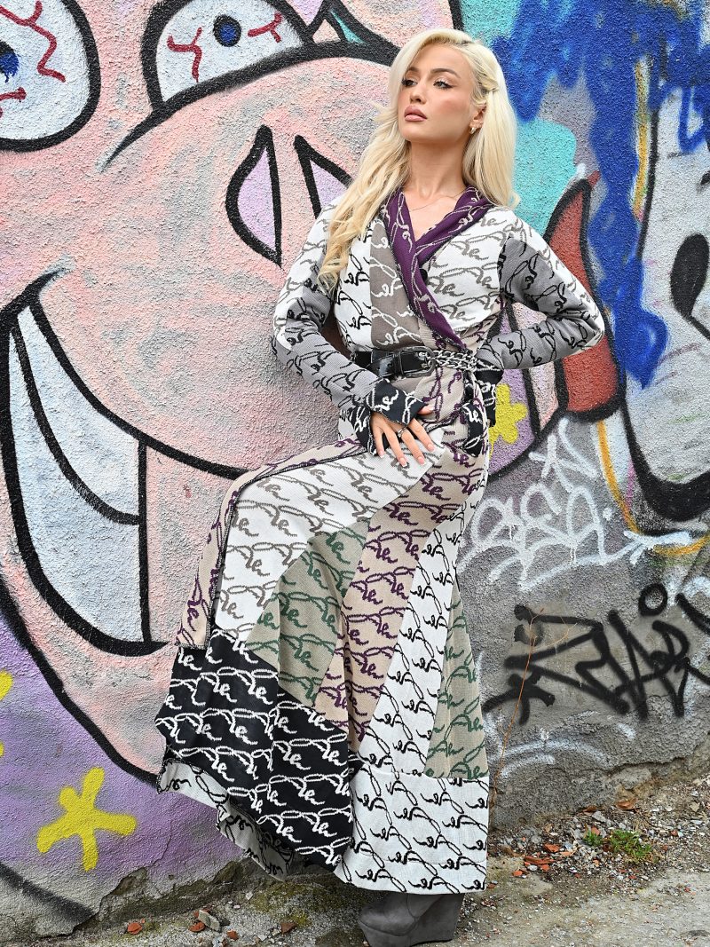 AXEL HARDY TM Multi-Color Long Coat/Outerwear - Image 8