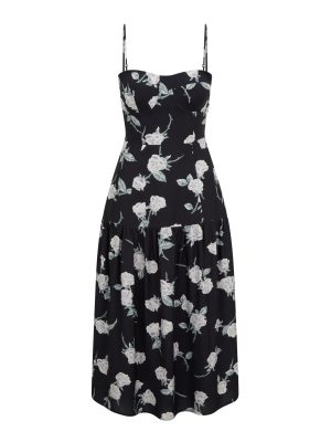 Me Esse Black Midi Dress