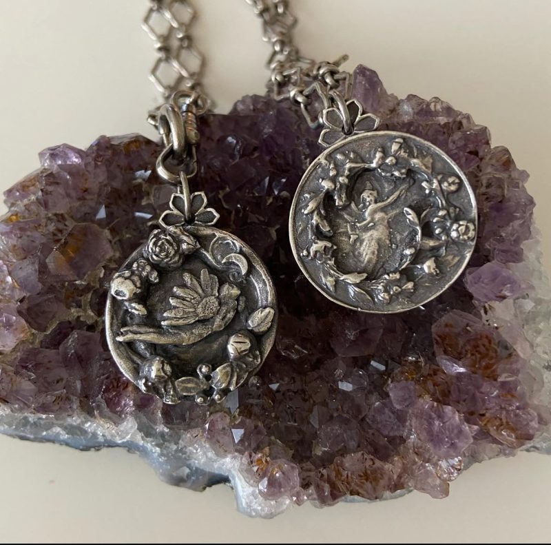 Heart Of Zena Silver Necklace - Image 2