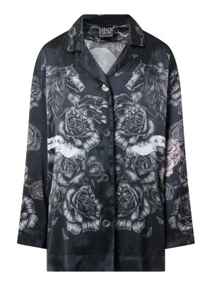 EADACH By Sara ONeill Black Button Up Top