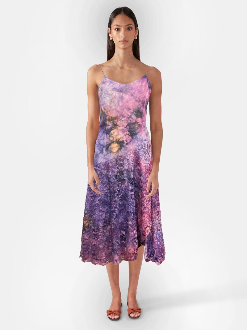 Rough And Tumble Vintage Pink Evening Dress - Image 2